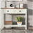 Farmhouse Style Console Table With Dual-Tone Design, 2 Drawers And Bottom Storage Shelf – Rustic Side Table For Entryway, Living Room And Hallway-1870131656