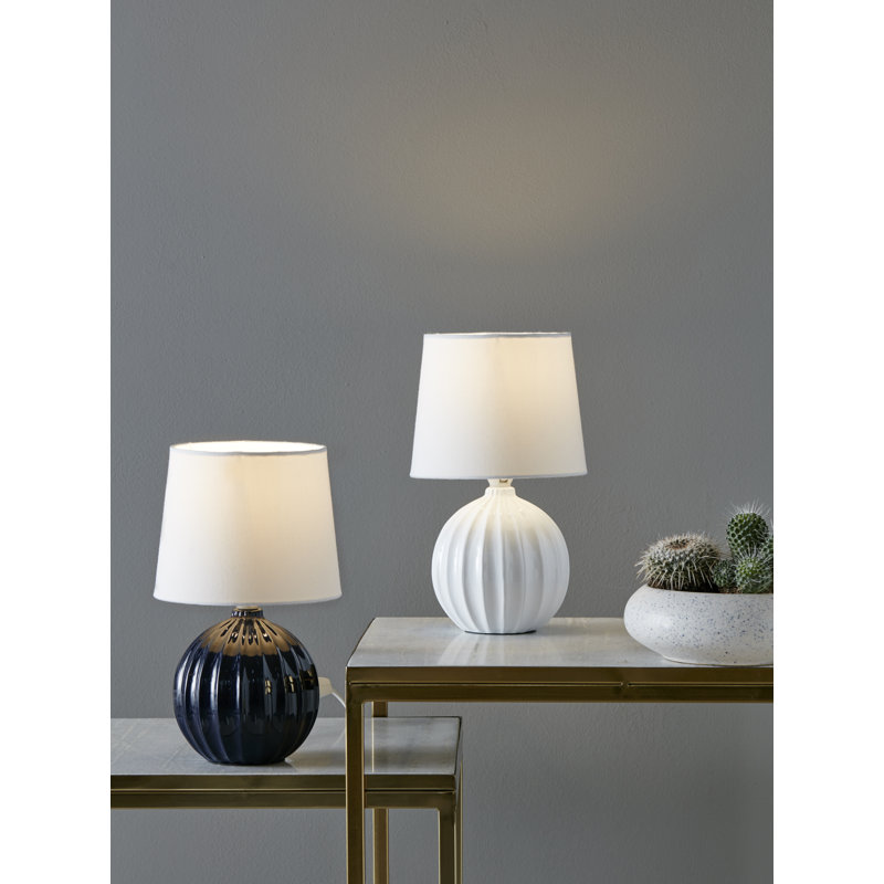 Burdick Ceramic Table Lamp, Blue