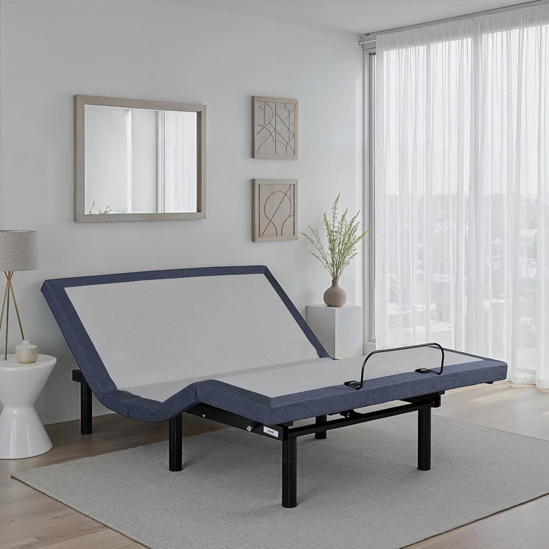 Full Adjustable Bed Base With Massage And Head And Foot Position Adjustments