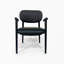 Chaise rembourrée en cuir Mid-Century-107174148