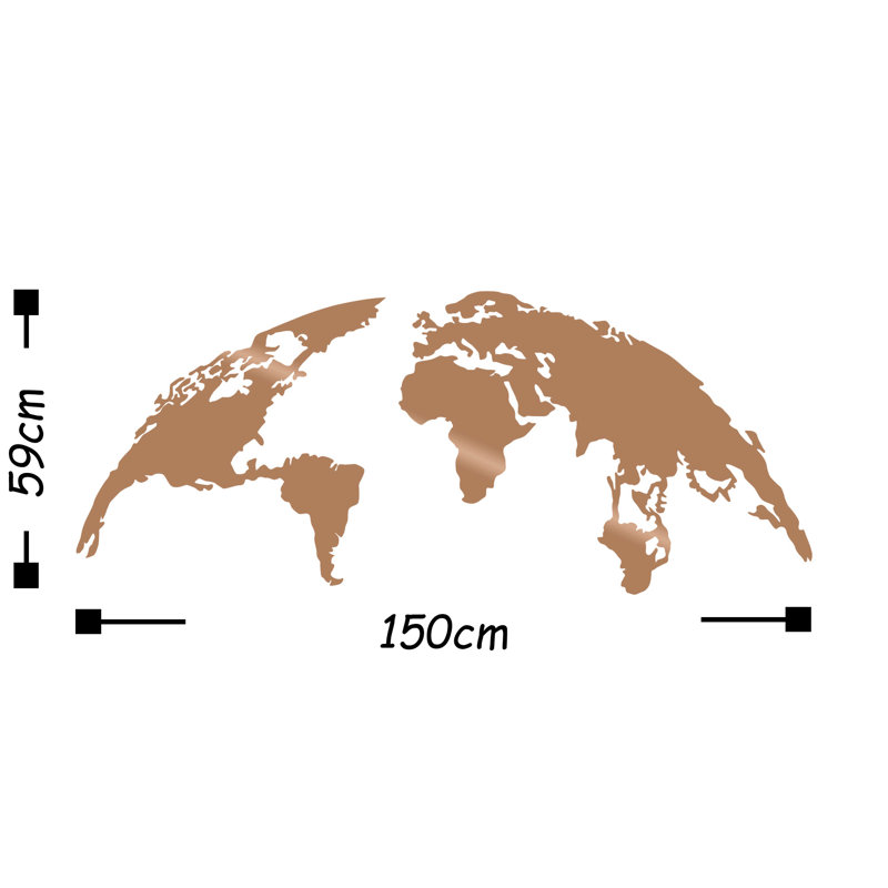 Decorative Metal Wall Accessory, Bronze