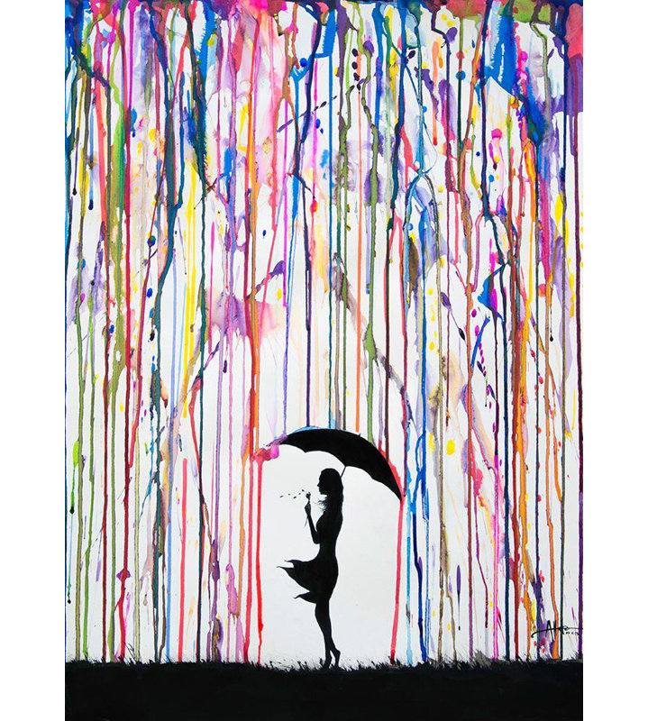 Hokku Designs Allante, Marc Gallery Wrapped Canvas Art Titled: Persephone, 48" H x 36" W