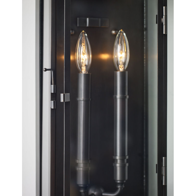 Chapman & Myers Linear Lantern Tall, Bronze