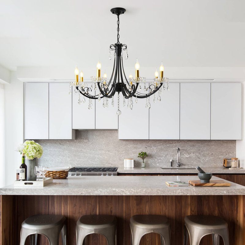 8-Light Crystal Dimmable Classic / Traditional Chandelier