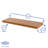 Harbour Housewares - Modern Floating Wall Shelf-61892227-61892228