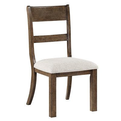 Brown Side Chairs 2Pc , Contemporary Style, Upholstered Seat For Dining In Brown, Classic
