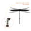 Parasol de marché rectangulaire 120 po x 78 po Dorelien-1399811957