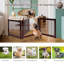 Kara Wood Free Standing Pet Gate