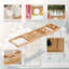 Freestanding Bamboo Bath Caddy