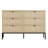 Boho Natural Rattan 6 - Drawer Dresser