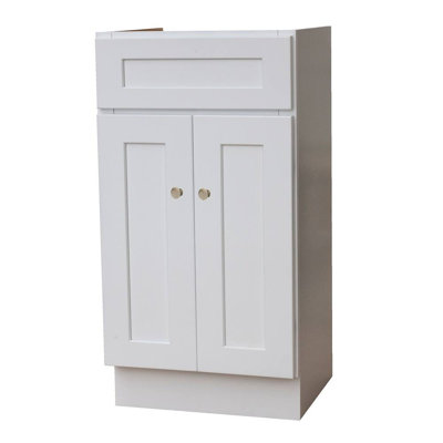 Ransom White Shaker Vanity Base Cabinet