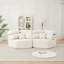 Canapé modulaire 53 pouces avec couette en chenille Cocooning Sensation-1709326647