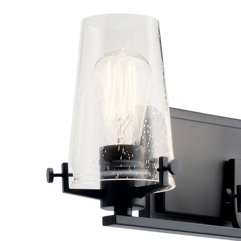 Éclairage pour salle de bain 3 lumières Akali, Noir