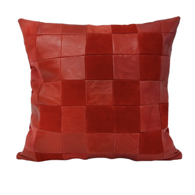 Cuir rouge et suède