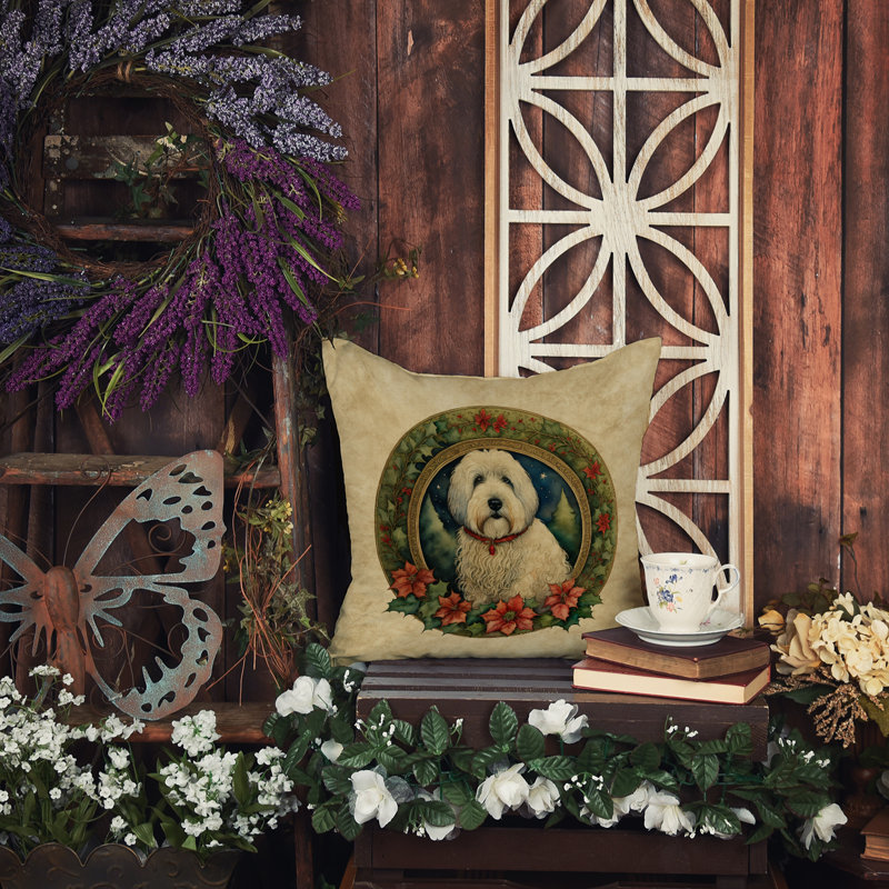Coussin Christmas, 14 po x 14 po, Carré