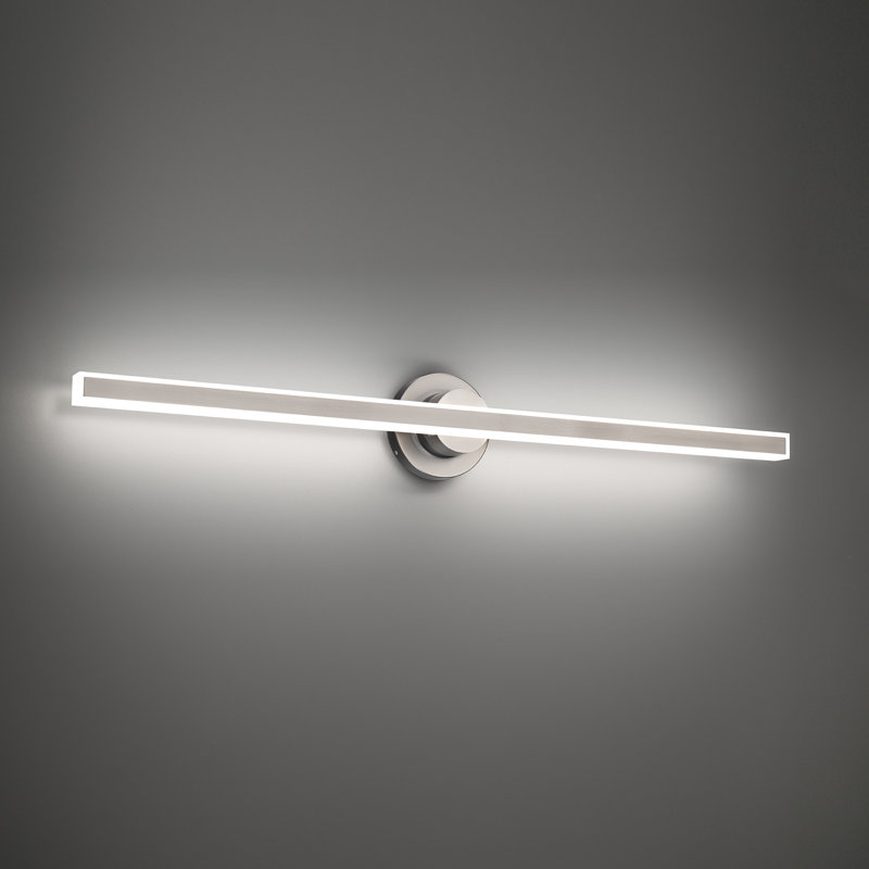 Bastone 1 - Light LED Bath Bar, Brushed Nickel, 3500K, 26'' W
