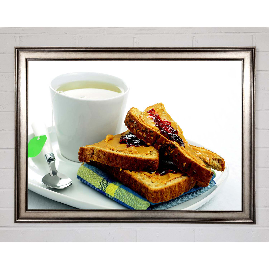 Tea And Toast - Einzelne Bilderrahmen Kunstdrucke