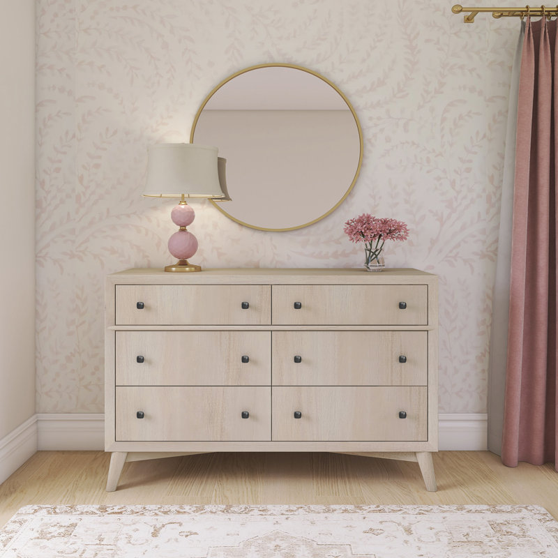 Antilia Kids 6 - Drawer Dresser, Sand Castle Oak