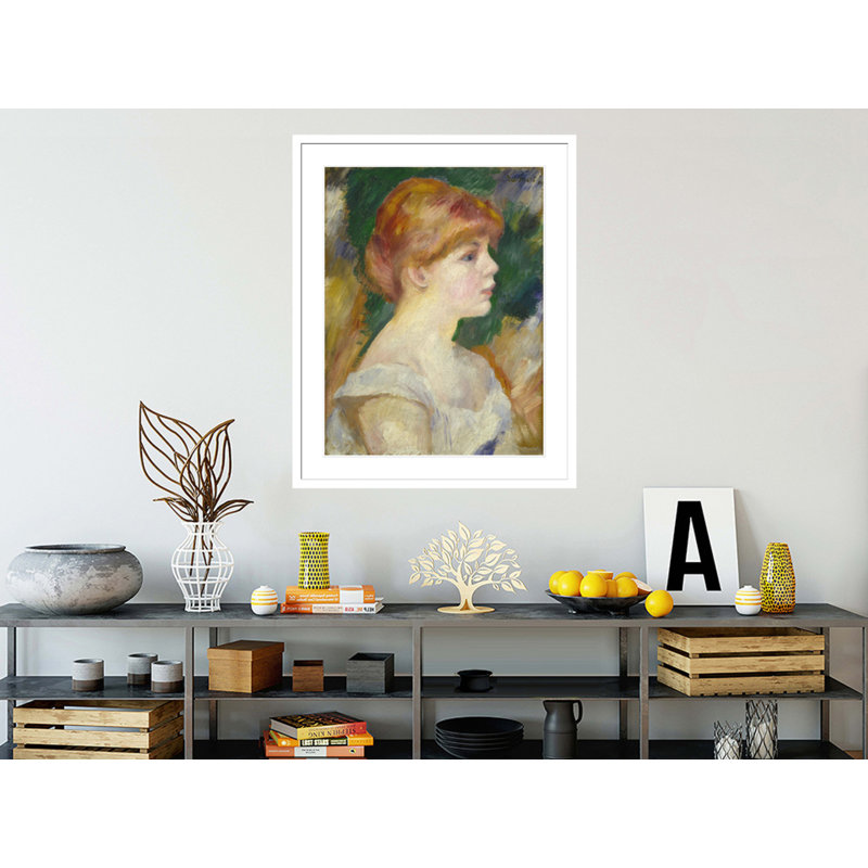 «Suzanne Valadon» par Pierre-Auguste Renoir, impression giclée encadrée, H 16,3 po x l 13,75 po