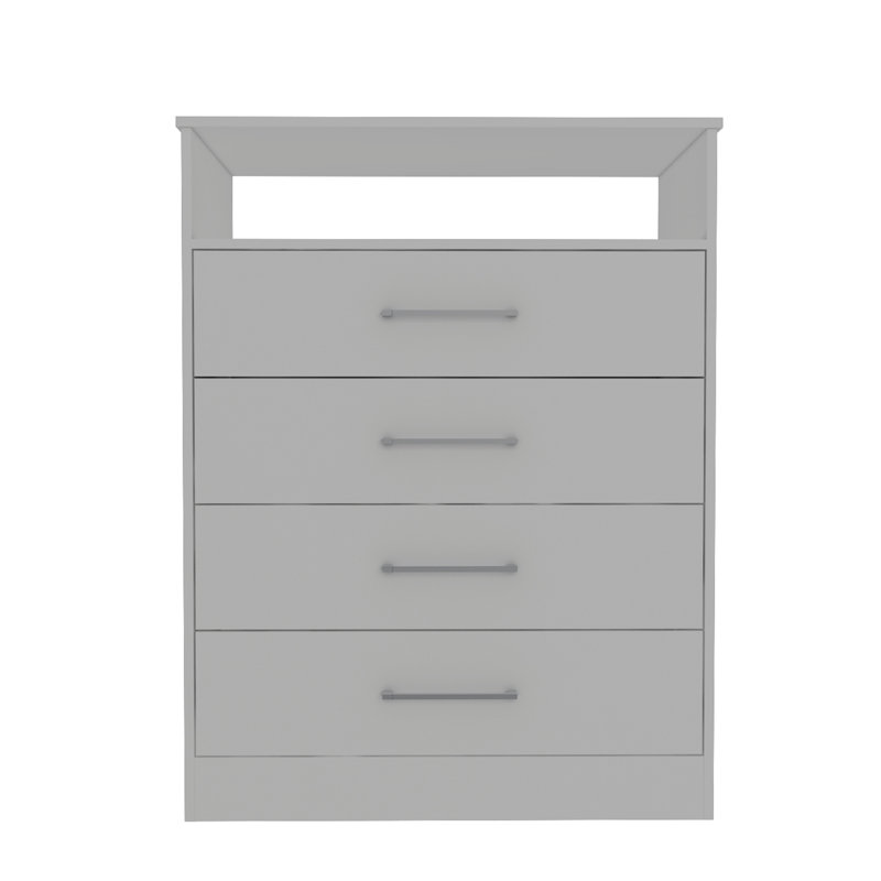Commode Atlanta, chambre à coucher, blanc, Blanc