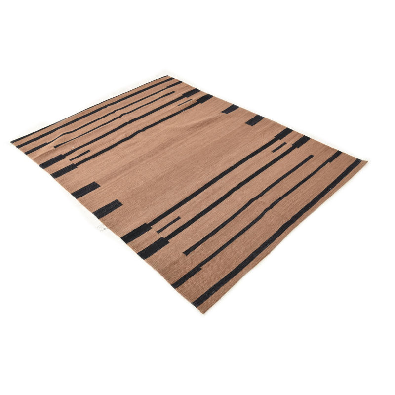Tapis brun 4 x 6 Pinkerton