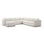 Caracole Sectional with Ottoman