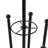 Black Shoe Storage Rack with Umbrella Stand