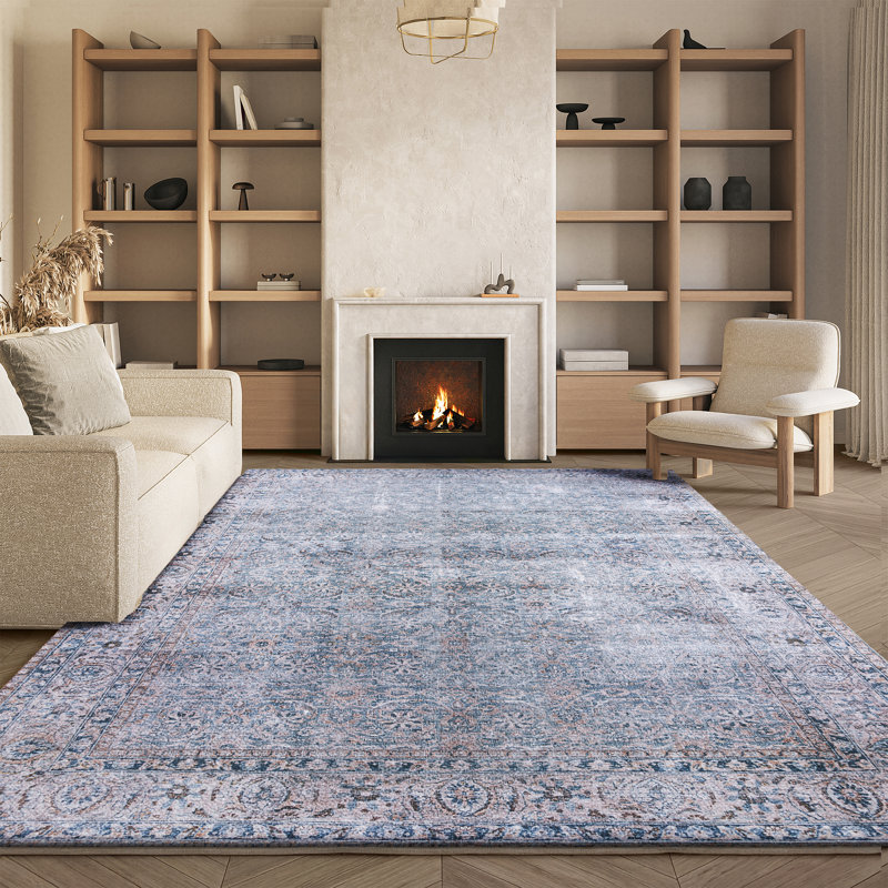 Kopervik Performance Machine Washable Oriental Rug, Rectangle 8' x 10'