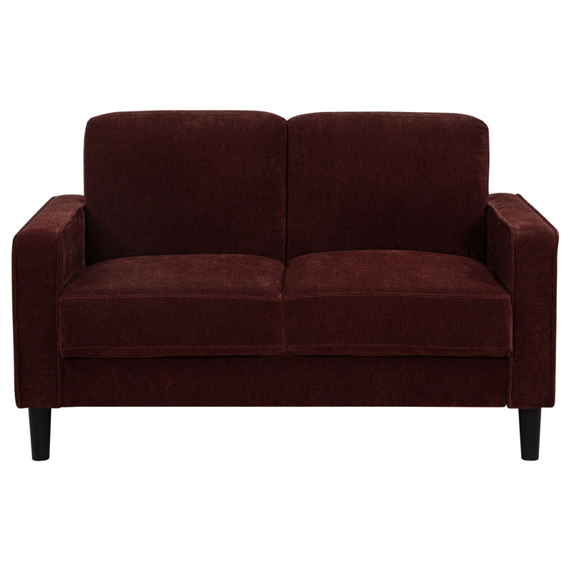 Ensemble de canapé rembourré de style moderne Mid-Century pour le salon, 5, Rust