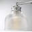 Besima 4-Light Hammered Glass Dimmable Vanity Light-781668503