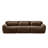 Boneless Fluffy Plush Fabric Boneless Sofa with Anti-Slip Bottom and Throw Pillow-159716634-159716632-159716611