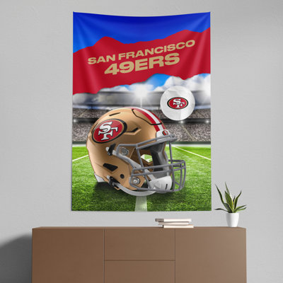 Tapisserie murale San Francisco 49ers NFL Midfield 40 x 57 pouces