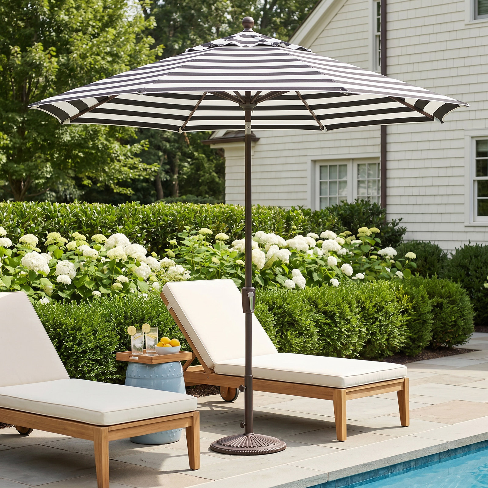 Desma 9' Sunbrella® Umbrella, Bronze