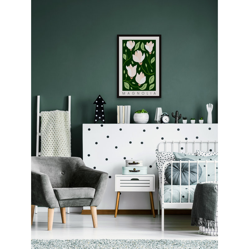 Sweet Magnolia - Single Picture Frame Painting, 45cm H x 45cm W