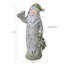 Led père Noël tenant une cloche