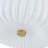 2 - Light Modern Ribbed Stripe Opal Drum Glass Semi Flush Mount