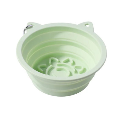 Bol pour animaux 3-en-1 pliable en silicone