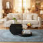 Table basse gigogne luxueuse 35,4 po avec 3 tablettes de rangement-379638276