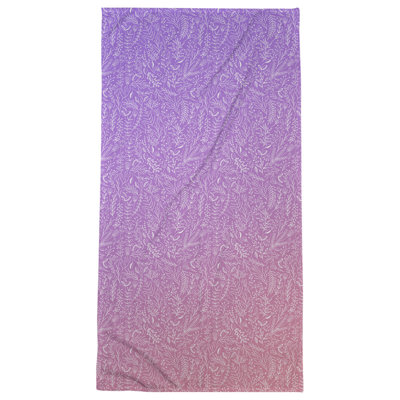 Serviette de bain florale ditsy classique