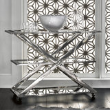 Bar Cart with Wheels