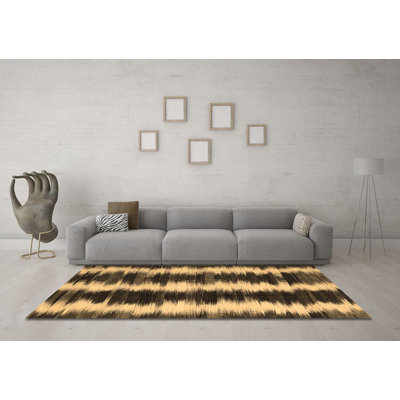 Chenille Washable Abstract Indoor Rug