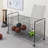 2-Compartment Metal Sports Rack Cart