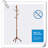 Shaneria Solid Wood Freestanding Coat Rack