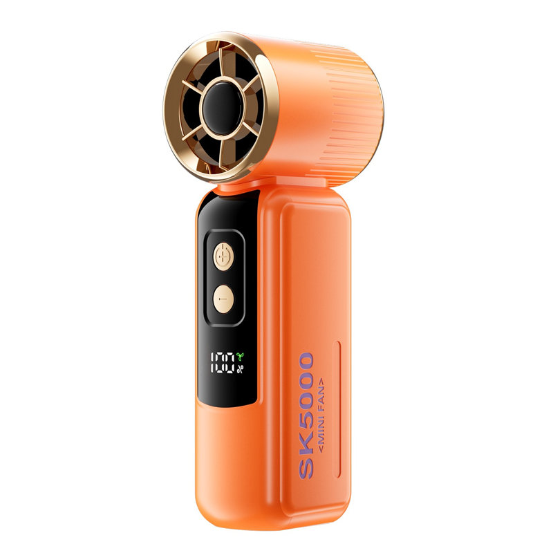 Ventilateur à brumisateur à main kbndieu, Orange