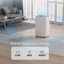 Climatiseur portatif 12 000 BTU blanc - ventilateur de déshumidificateur 3-en-1 pour les pièces jusqu'à 550 pieds carrés avec télécommande-88130140