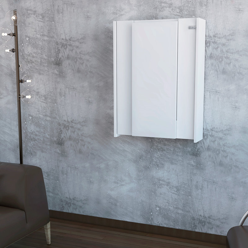 Bureau rectangulaire pliable Wakeman - blanc