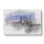 Evening Reflections Of Shanghai In Abstract - Wrapped Canvas Print-55316413