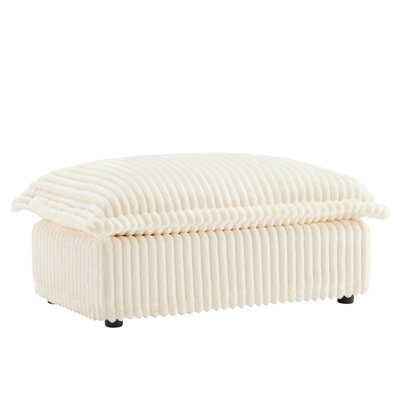 Siège crème, canapé luxueux avec coussins en éponge, détails élégants, tissus respirants amovibles, canapé spacieux, fabrication confortable et profonde, stabilité stable