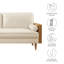 Kellan Performance Velvet Sofa In Walnut Alabaster-105770602-105770606-105770603