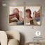 «Desert Petals Harmony», ensemble de 2 décorations murales Boho par Art Remedy, cadre doré, 24 x 30-2091736115-2091736116
